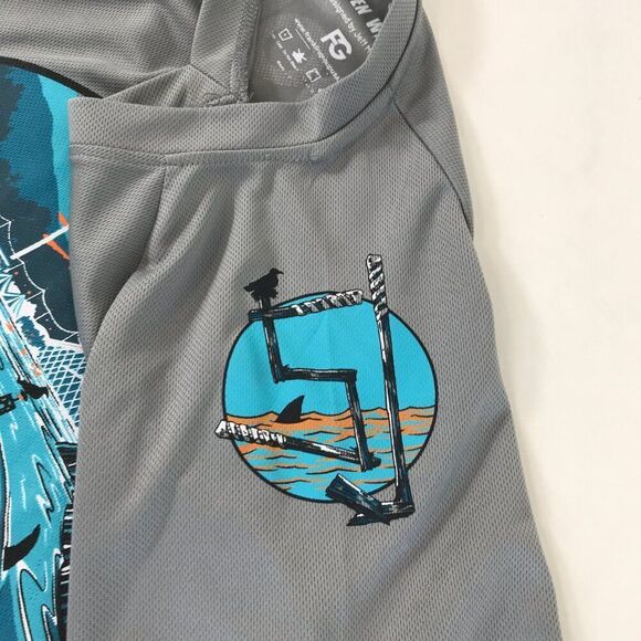 San Jose Sharks Open Water Promo Jersey Men's Medium Jeff McMillan Hockey NHL - Picture 6 of 11